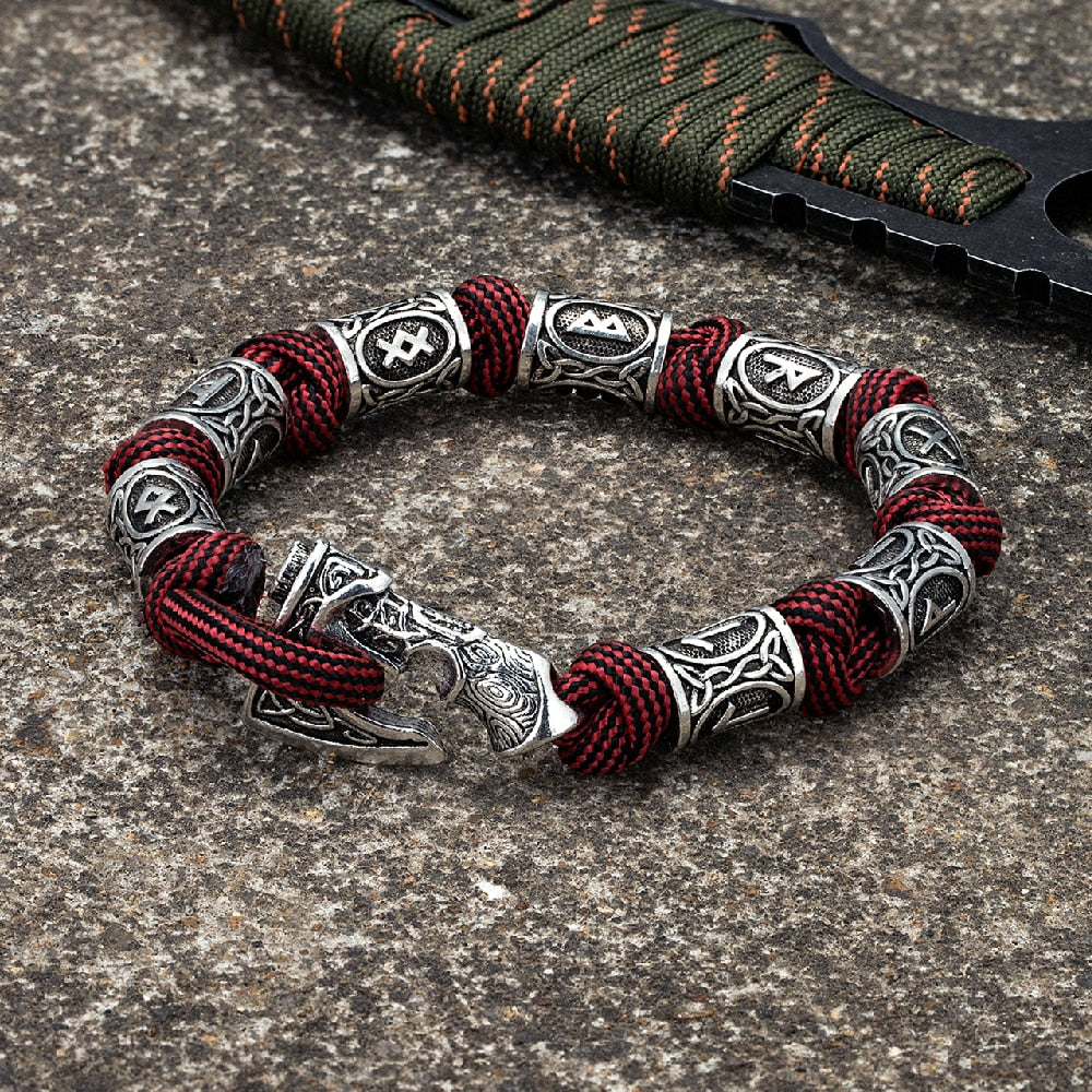 Norse Viking Axe Bracelet || Mens Jewelry Wristband