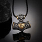 Runic Viking Anchor Pendant || Mens Jewelry Neclace