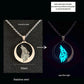 Luminous Pendant - Heart/Wolf/Feather || Mens Fluorescent Necklace